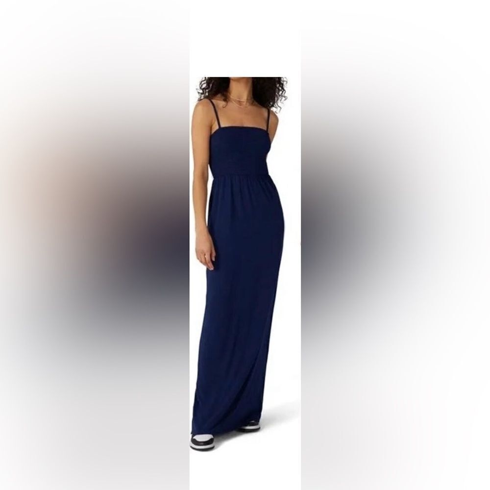 Favorite Daughter navy blue maxi dress medium m